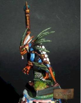 Skink shaman by Coticone Il Grigio