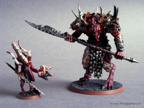 Forge World, Daemon Prince of Khorne and Herald by MikeLacey