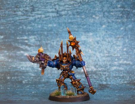 Tzeentch Terminator Sorcerer by PowerhouseMiniatures