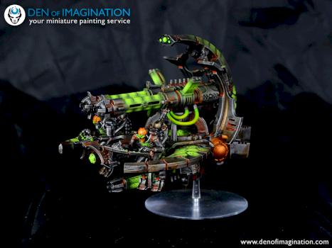 Metallic-Rusty Necron Catacomb Annihilation Barge by DEN of IMAGINATION