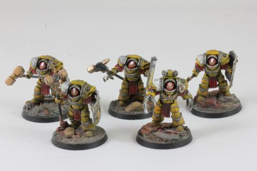 Imperial Fist Cataphractii terminators by PaintMyBits