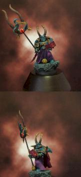 Tzeentch chaos sorcerer by highelf