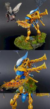 Meadow of Doom (Wraithknight and Plague Drone of Nurgle) by fantasygames.com.pl