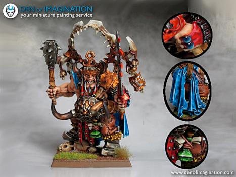 Ogre Kingdoms Golgfag Maneater by DEN of IMAGINATION