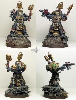 Dark Angels Terminator Chaplain by oxazejam