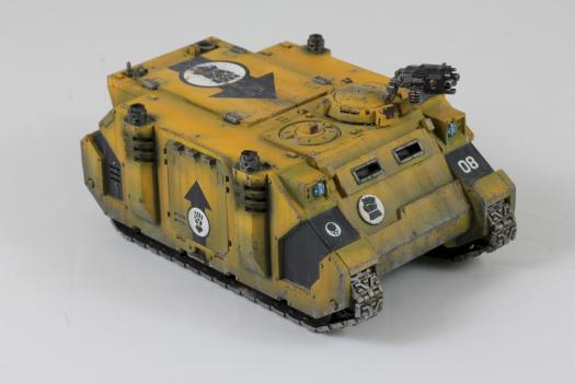 Imperial Fist rhino by PaintMyBits