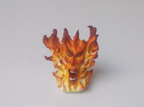 Lesser Elemental (Fire) by Amby Dextrous