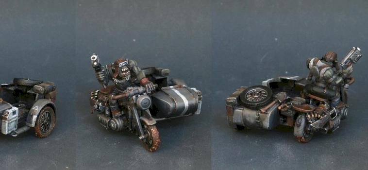 Ork Bike with Sidecar by Kernspalt