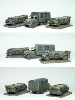 Flames of War German vehicles by Ghostpainter