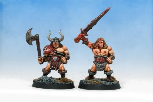 Talisman Barbarian and Warrior by Curis