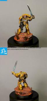 Imperial Fists Primaris Lieutenant by HooY