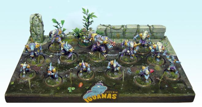 Lizardmen for blood bowl by Pixmen