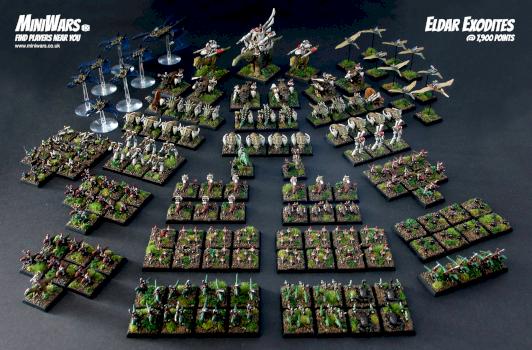 Eldar Exodite Army by elsmore