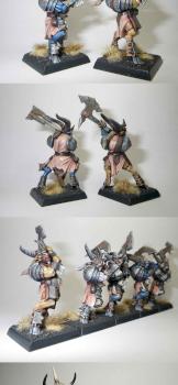 Chaos Beastmen Beastman Bestigor Bestigors by Hamish Longstride