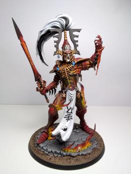 Warhammer 40k Aeldari Eldar Avatar of Khaine  Magnetised variant #1 by Dad Paints Minis