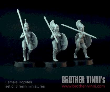 Female Hoplites by Brother Vinni