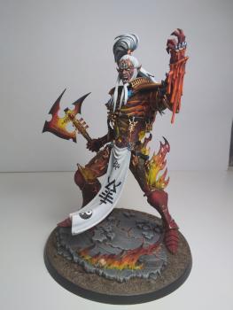 Warhammer 40k Aeldari Eldar Avatar of Khaine  Magnetised variant #3 by Dad Paints Minis