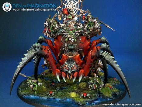 Of the many spiders that infest the wild woods, the colossal Arachnarok Spider is the largest! by DEN of IMAGINATION