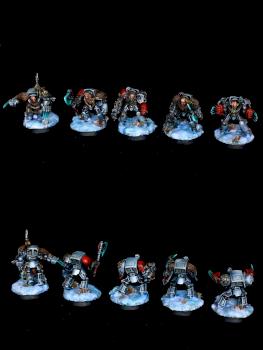 Space Wolves terminators by warhamsterpainting