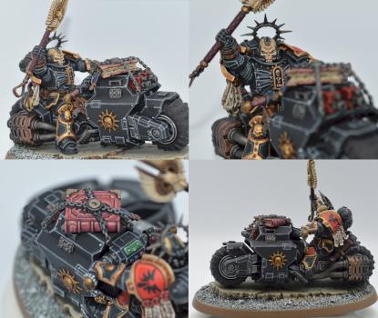 Primaris Chaplain on Bike by DarianZG