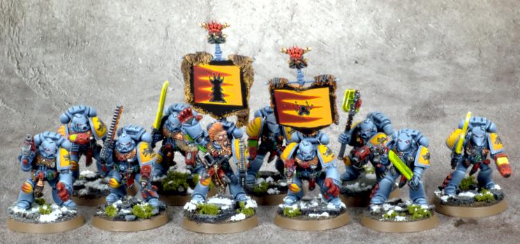 2nd Edition Space Wolves Blood Claw Pack by droidworkshop