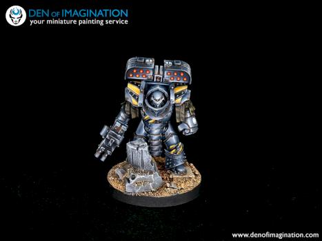 Living Fortress! Iron Warriors Hero by DEN of IMAGINATION