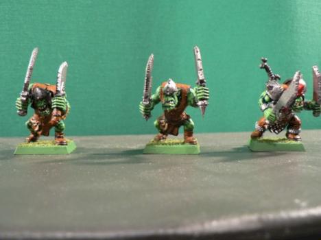 3 Warhammer Orcs by wackiewarrior