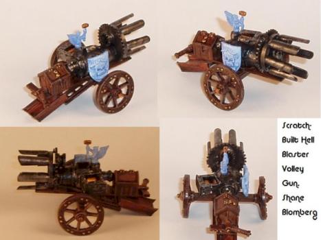 scratch built hell blaster volley gun by macgyver666