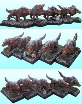 Warhammer VC Dire Wolfs by Purc