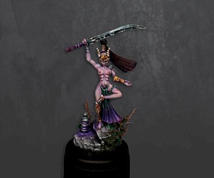 Scylla Miniatures Ishrall Tantric Demoness by Shizune