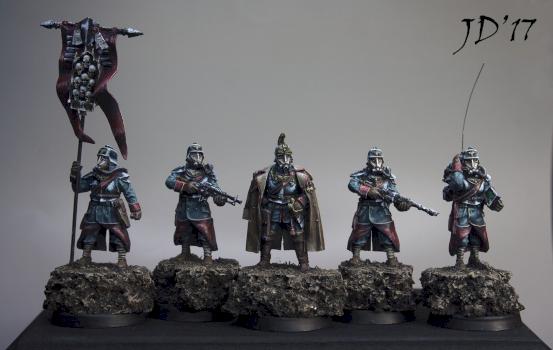 Death Korps of Krieg command squad by -jd-