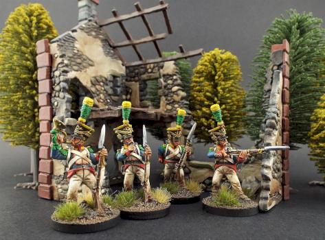 28mm Front Rank Miniatures ~ Napoleonic Polish ~ Voltigeurs by avalonindustries2040