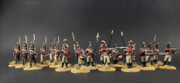 28mm Perry British Napoleonic Line Infantry by avalonindustries2040