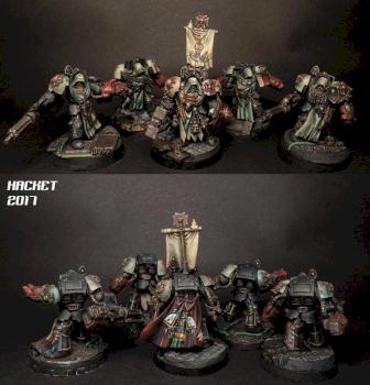 Black templars Terminators by Casterino