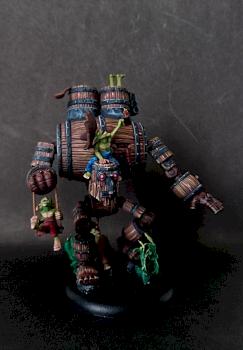 Whiskey Golem. Malifaux by monomatana