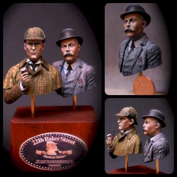 Sherlock Holmes and Dr. Watson by Vinolata