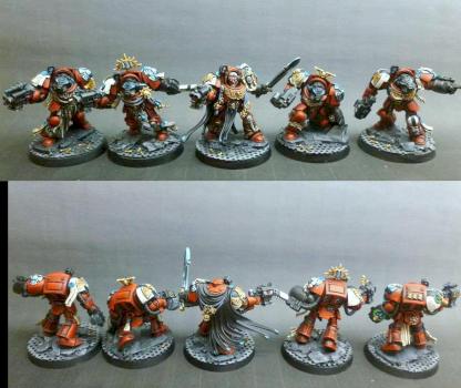 Space Hulk Blood Angels Squad by shas o come