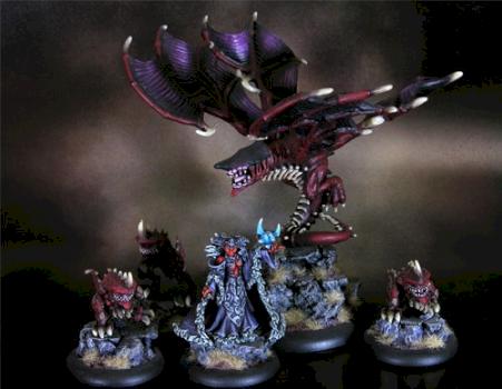 Hordes Everblight Warpack Vayl Seraph Shredders by Machines Are Us