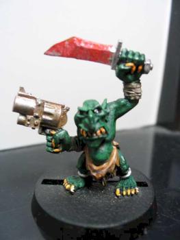 Grot with knife and pistol by Bernardus