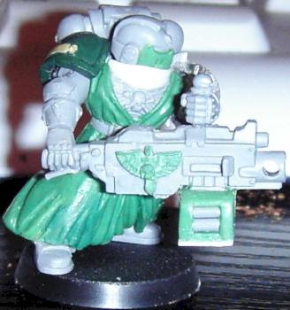 Dark Angel with heavy bolter by lheid