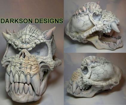 Resin Skull by Darkson Designs