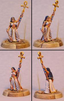 War Gods Asar Priestess of Isis on sculpted base by James by Wappellious