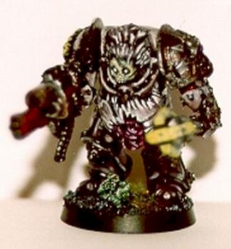 Chaos Terminator with Mark of Nurgle by Grandmaster B