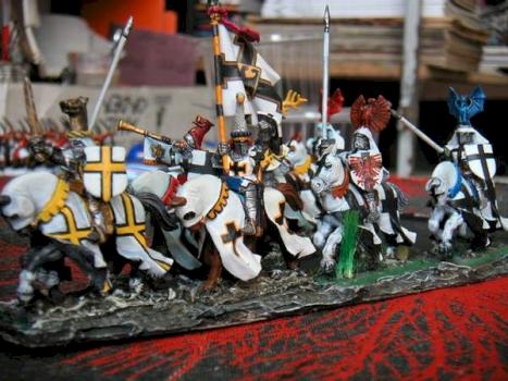 Regiment of Knigts of the Cross - painted by me, friend and unkwnown... by Duc de Rivage