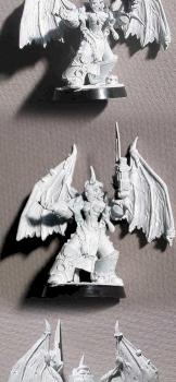 Demonette/Slanesh Marine Champion conversion by Taban