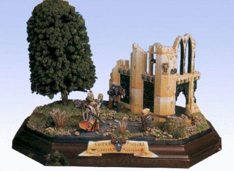 Sisters of Battle Diorama by karaikal