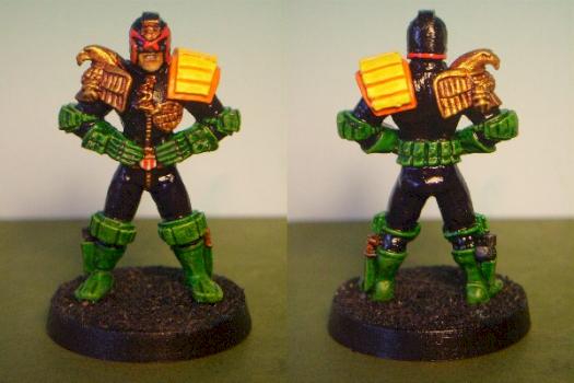 Judge Dredd  by Foundry Miniatures by smilie23