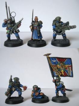 Cadian Command Squad by Micha