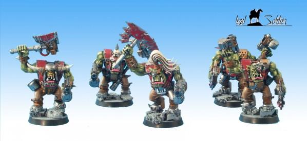 Ork Nobz Mob by Rilian