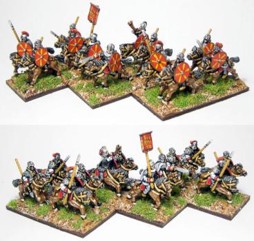 Warmaster Ancient (10mm) Late Romans Cavalery 1 by legdba